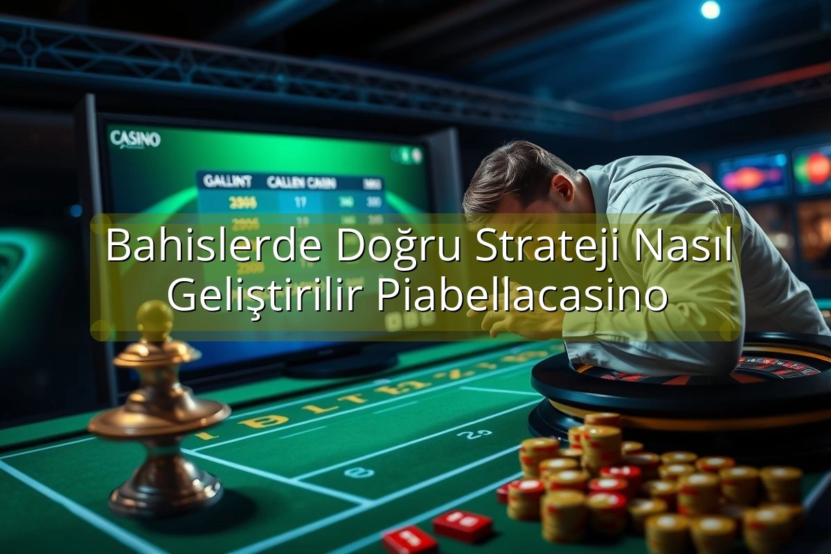 Bahislerde Doğru Strateji Nasıl Geliştirilir Piabellacasino