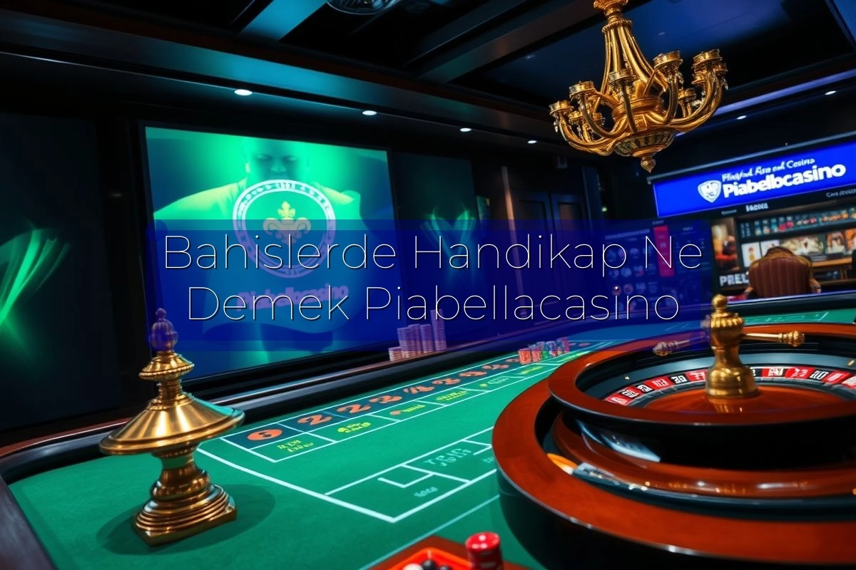 Bahislerde Handikap Ne Demek Piabellacasino