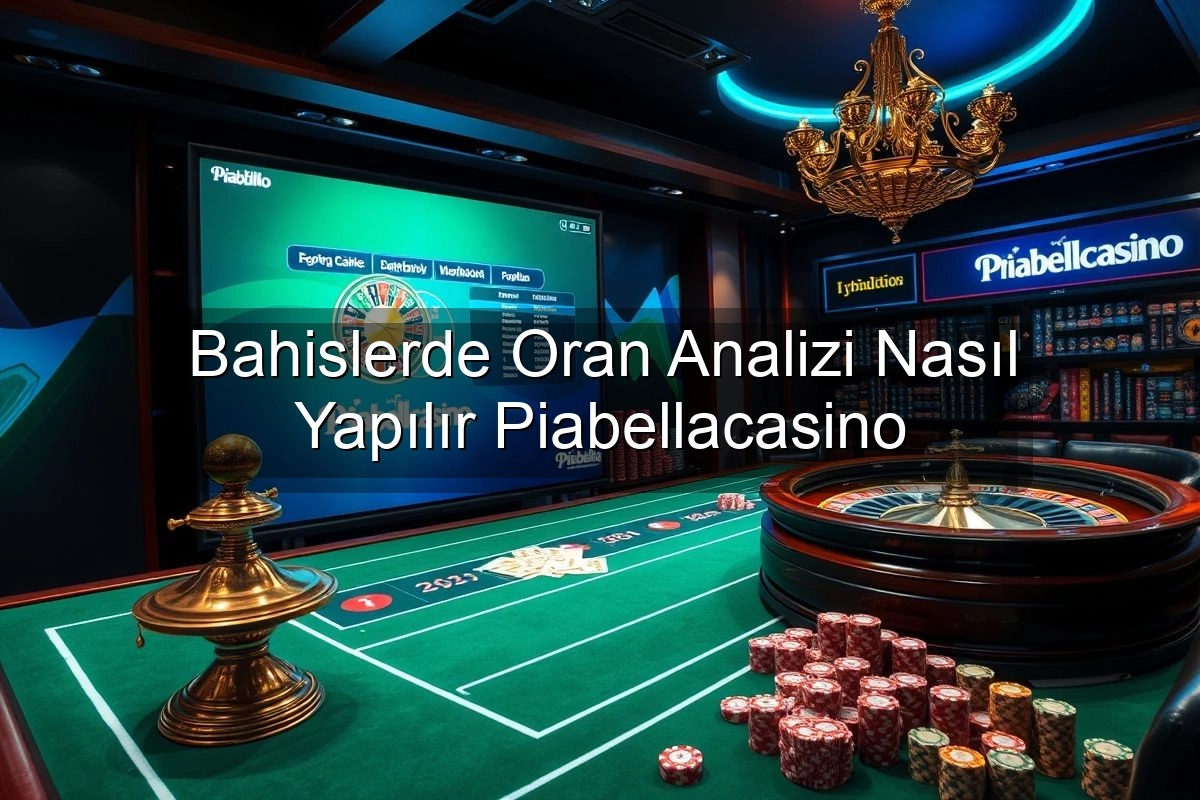 Bahislerde Oran Analizi Nasıl Yapılır Piabellacasino