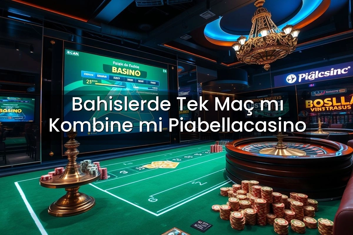 Bahislerde Tek Maç mı Kombine mi Piabellacasino