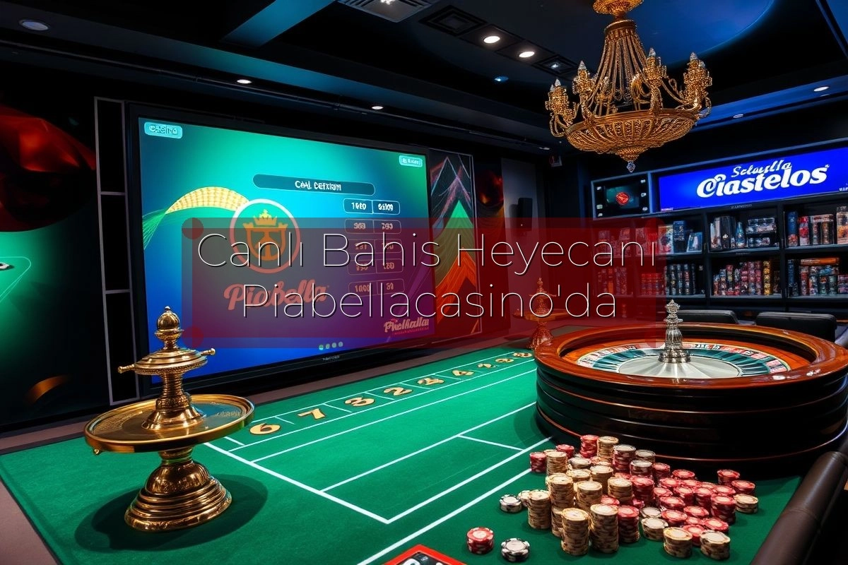 Canlı Bahis Heyecanı Piabellacasino'da