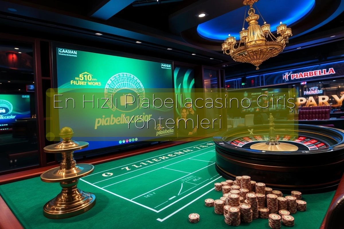 En Hızlı Piabellacasino Giriş Yöntemleri