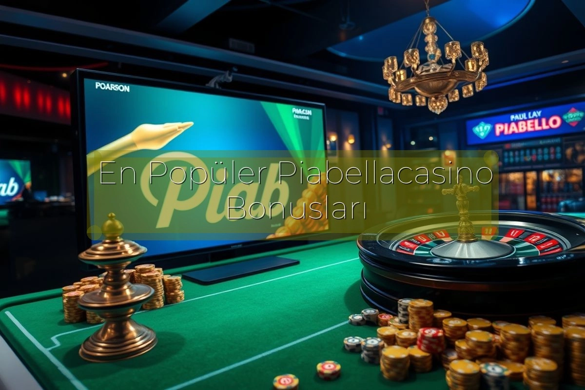 En Popüler Piabellacasino Bonusları