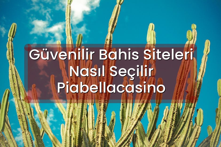 Güvenilir Bahis Siteleri Nasıl Seçilir Piabellacasino