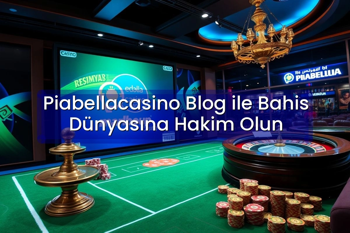 Piabellacasino Blog ile Bahis Dünyasına Hakim Olun
