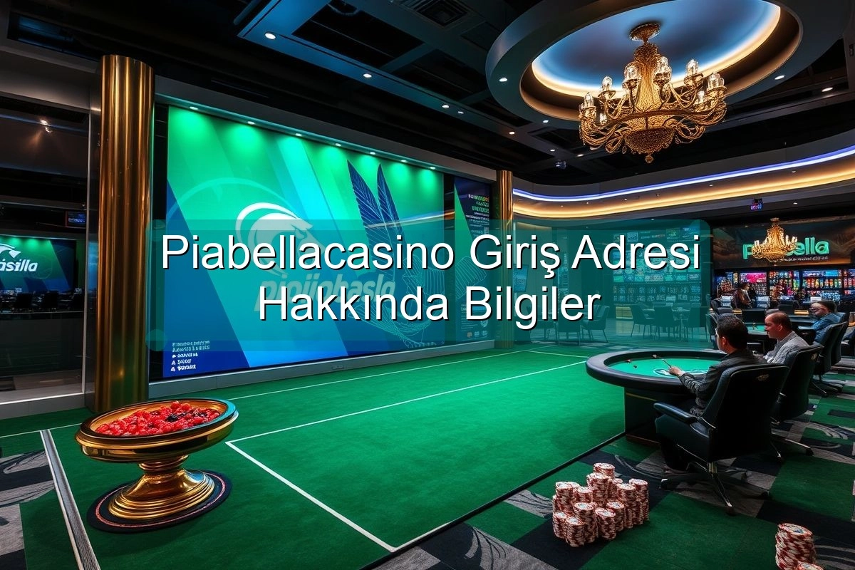 Piabellacasino Giriş Adresi Hakkında Bilgiler