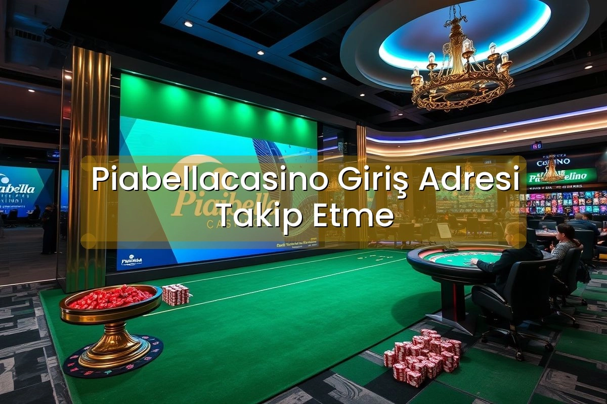 Piabellacasino Giriş Adresi Takip Etme