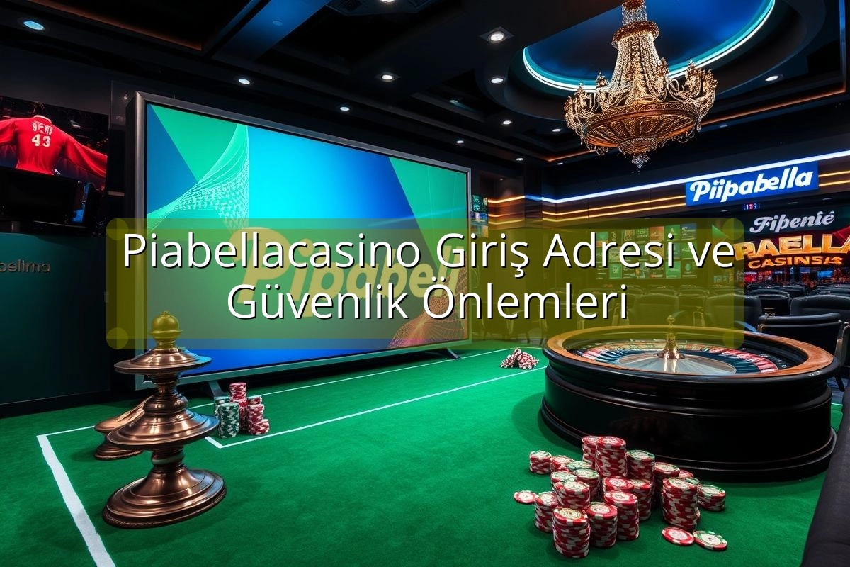 Piabellacasino Giriş Adresi ve Güvenlik Önlemleri