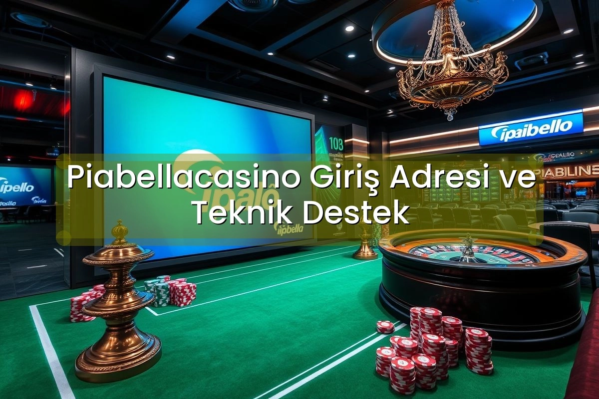 Piabellacasino Giriş Adresi ve Teknik Destek