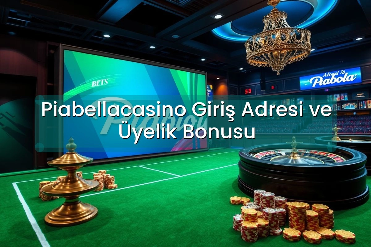 Piabellacasino Giriş Adresi ve Üyelik Bonusu
