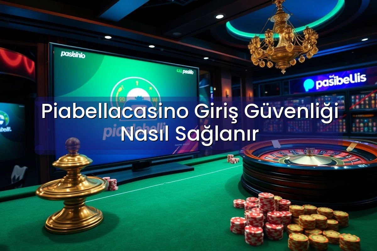 Piabellacasino Giriş Güvenliği Nasıl Sağlanır