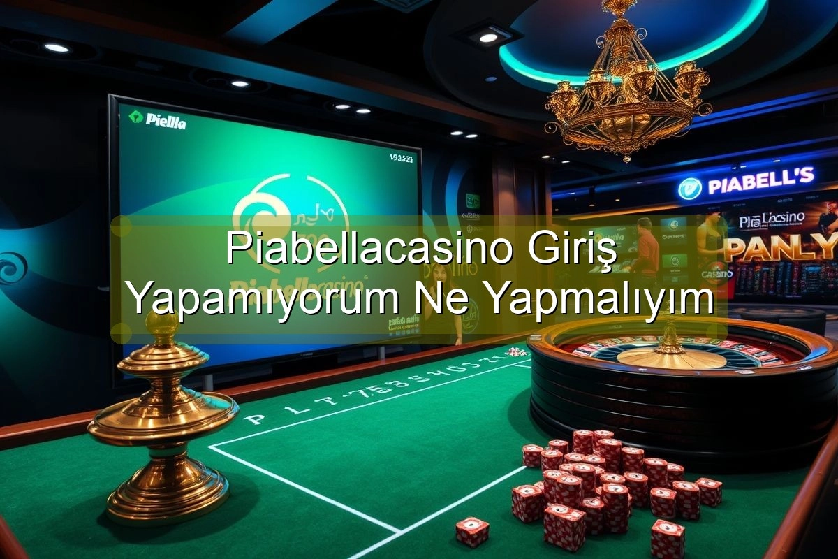 Piabellacasino Giriş Yapamıyorum Ne Yapmalıyım