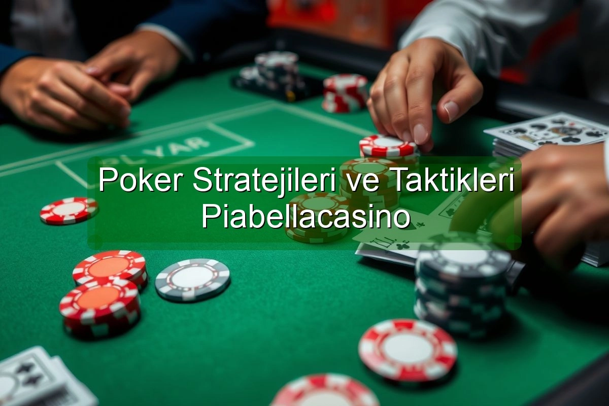 Poker Stratejileri ve Taktikleri Piabellacasino