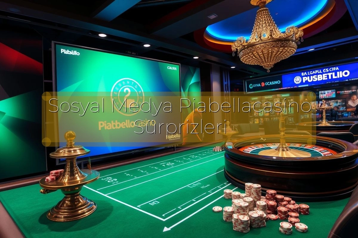 Sosyal Medya Piabellacasino Sürprizleri