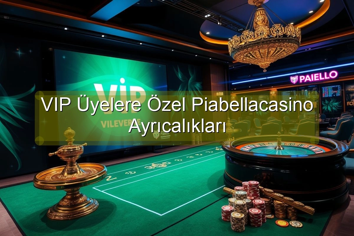 VIP Üyelere Özel Piabellacasino Ayrıcalıkları