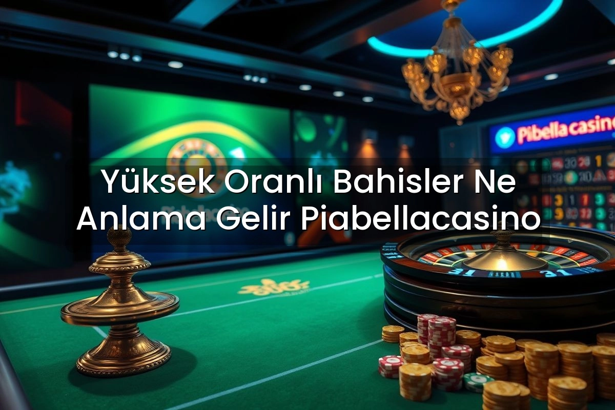 Yüksek Oranlı Bahisler Ne Anlama Gelir Piabellacasino